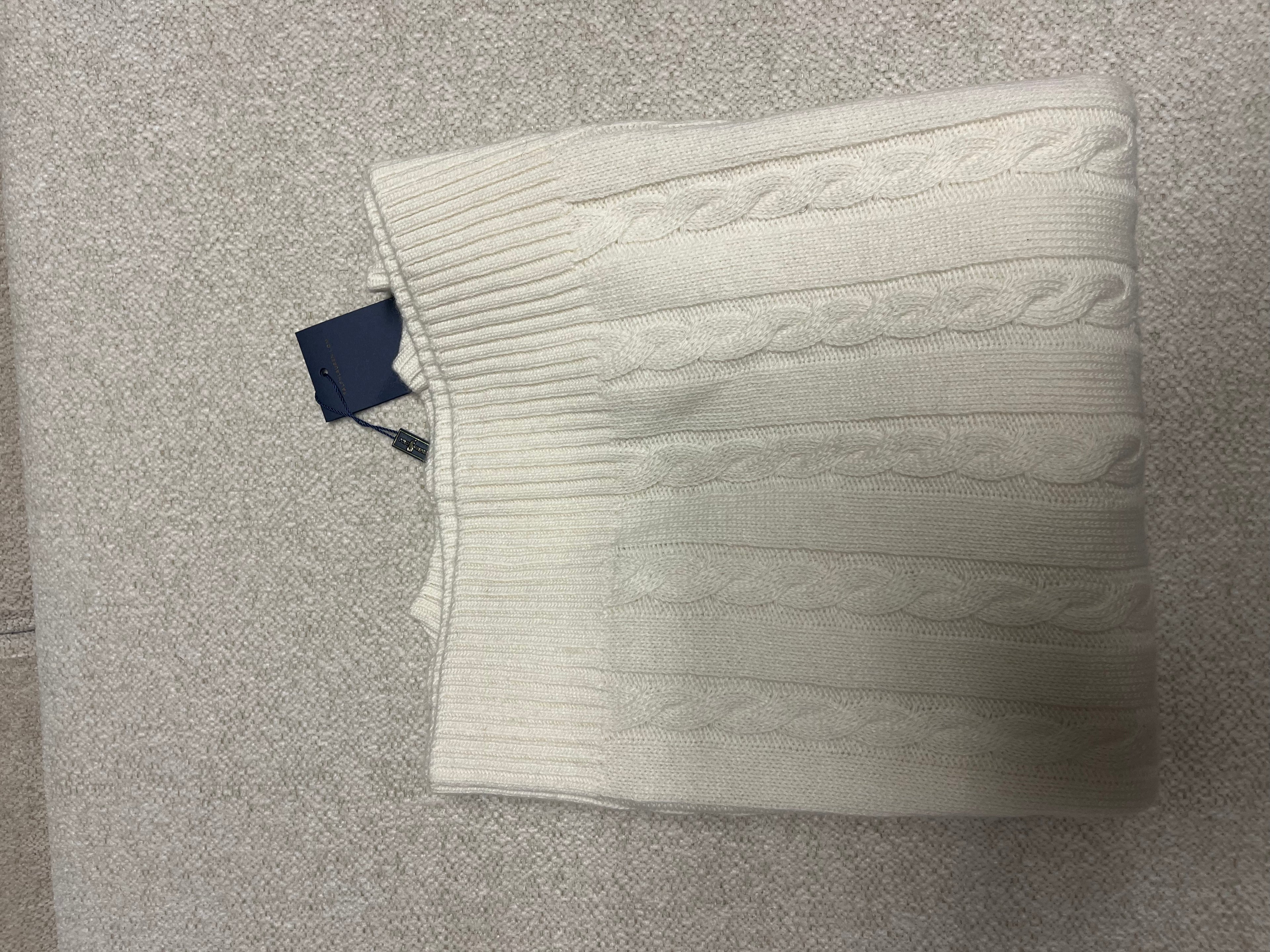 Les meilleurs (recommandés) :
1. Pull Polo Ralph Lauren Blanc Maille Torsadée - Neuf avec étiquettes