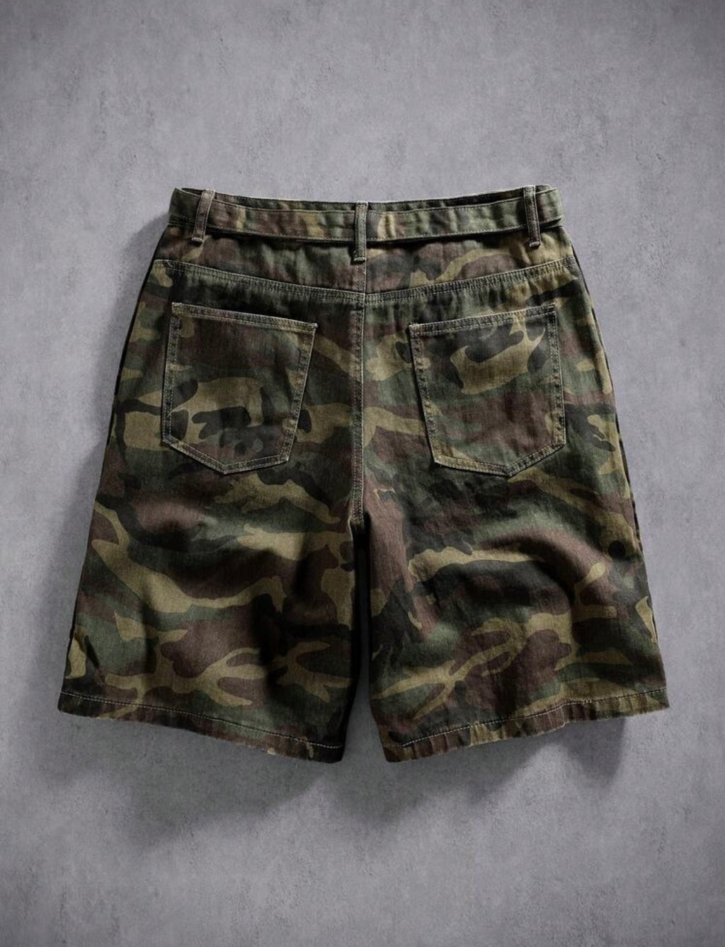 Short Cargo Camouflage Militaire - Style Utility
