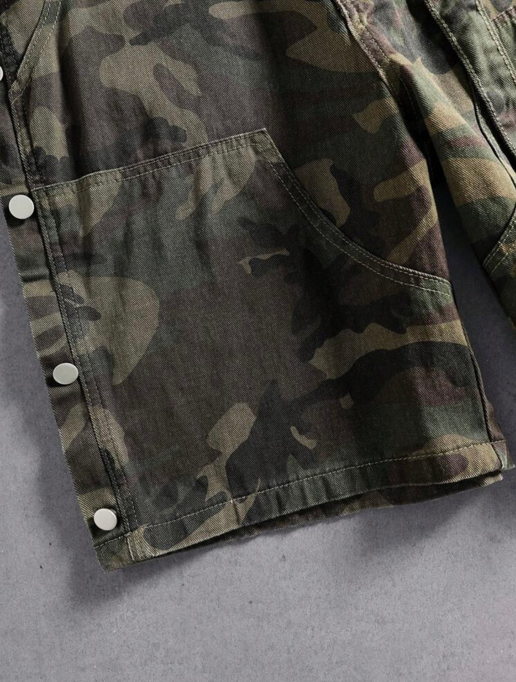 Short Cargo Camouflage Militaire - Style Utility