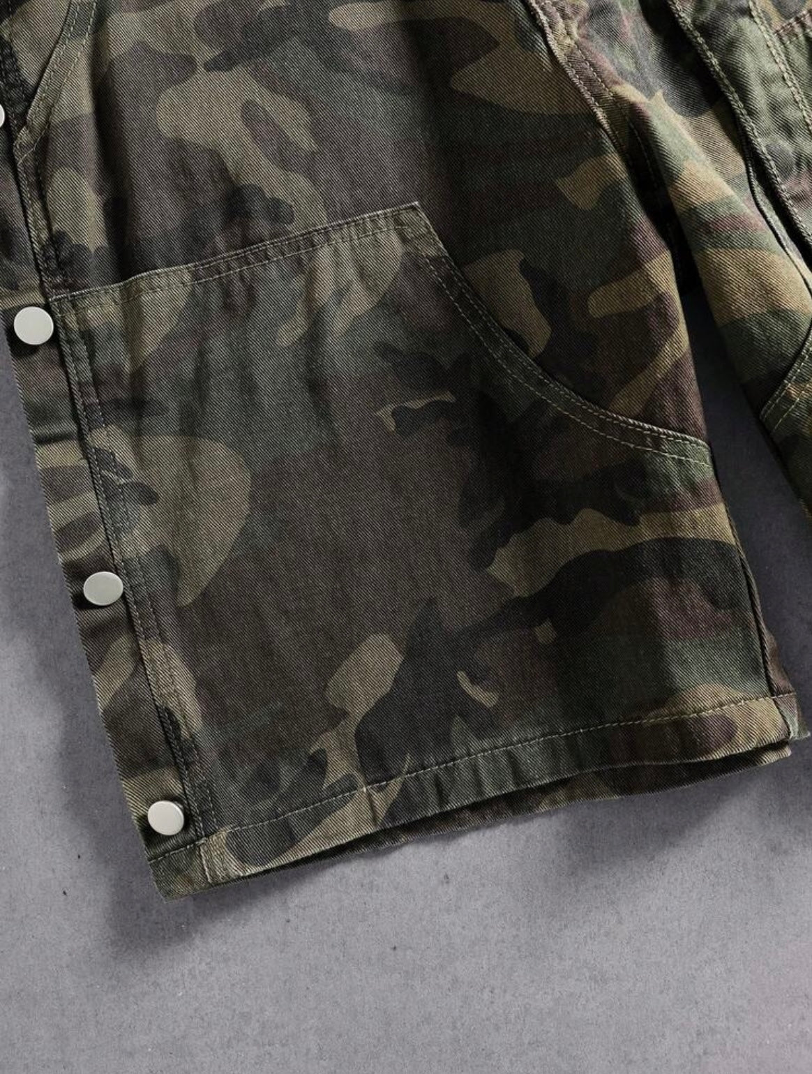Short Cargo Camouflage Militaire - Style Utility
