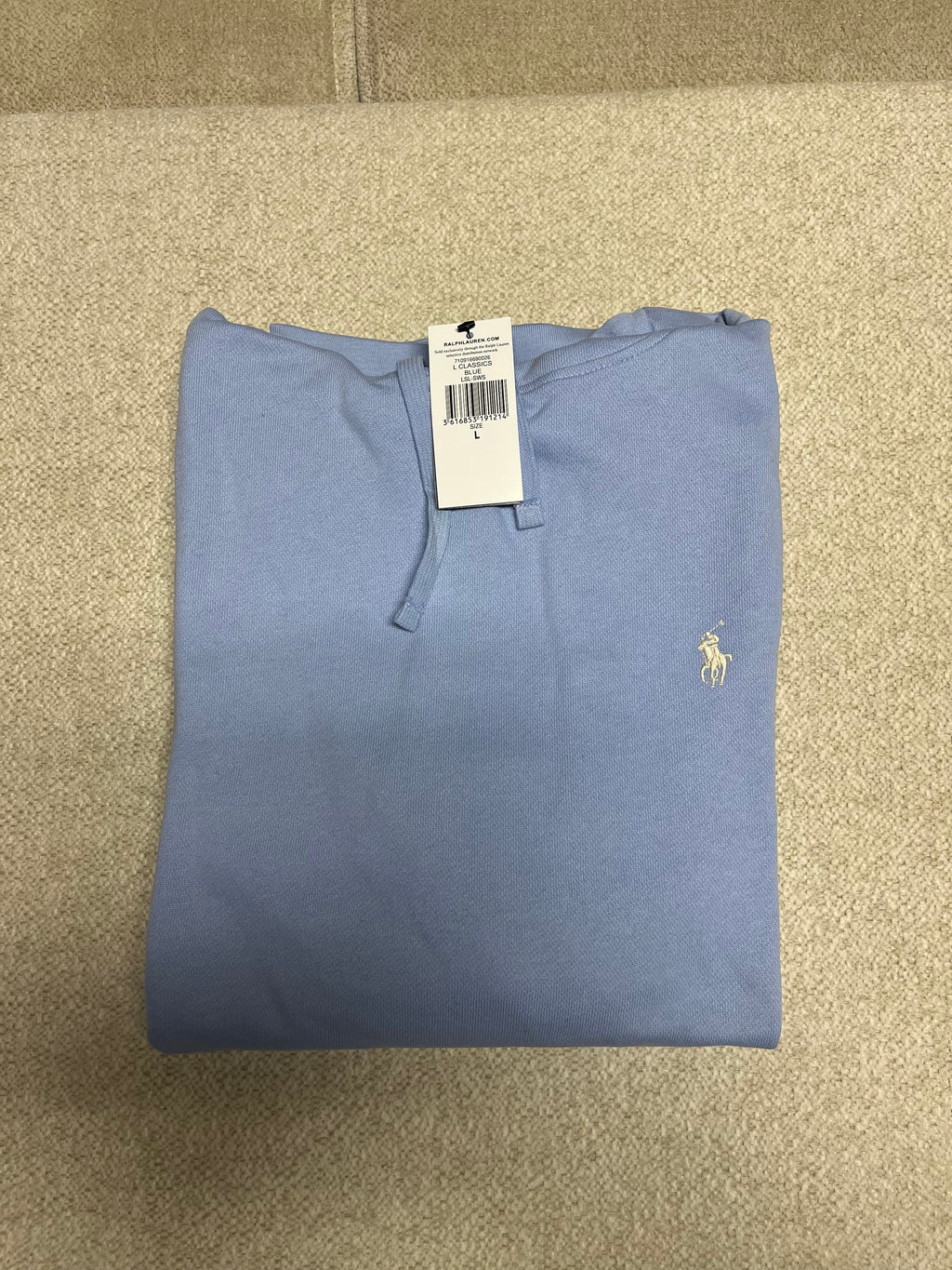 Les meilleurs (recommandés) :
1. Hoodie Polo Ralph Lauren Bleu Clair - Neuf avec étiquettes