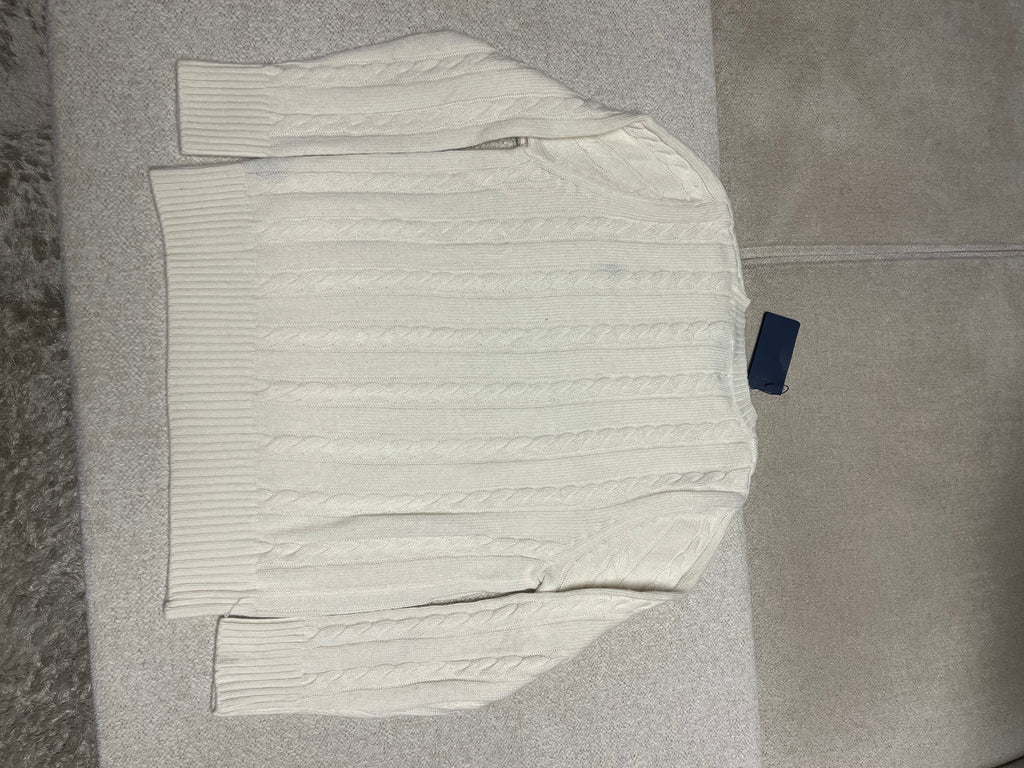 Les meilleurs (recommandés) :
1. Pull Polo Ralph Lauren Blanc Maille Torsadée - Neuf avec étiquettes