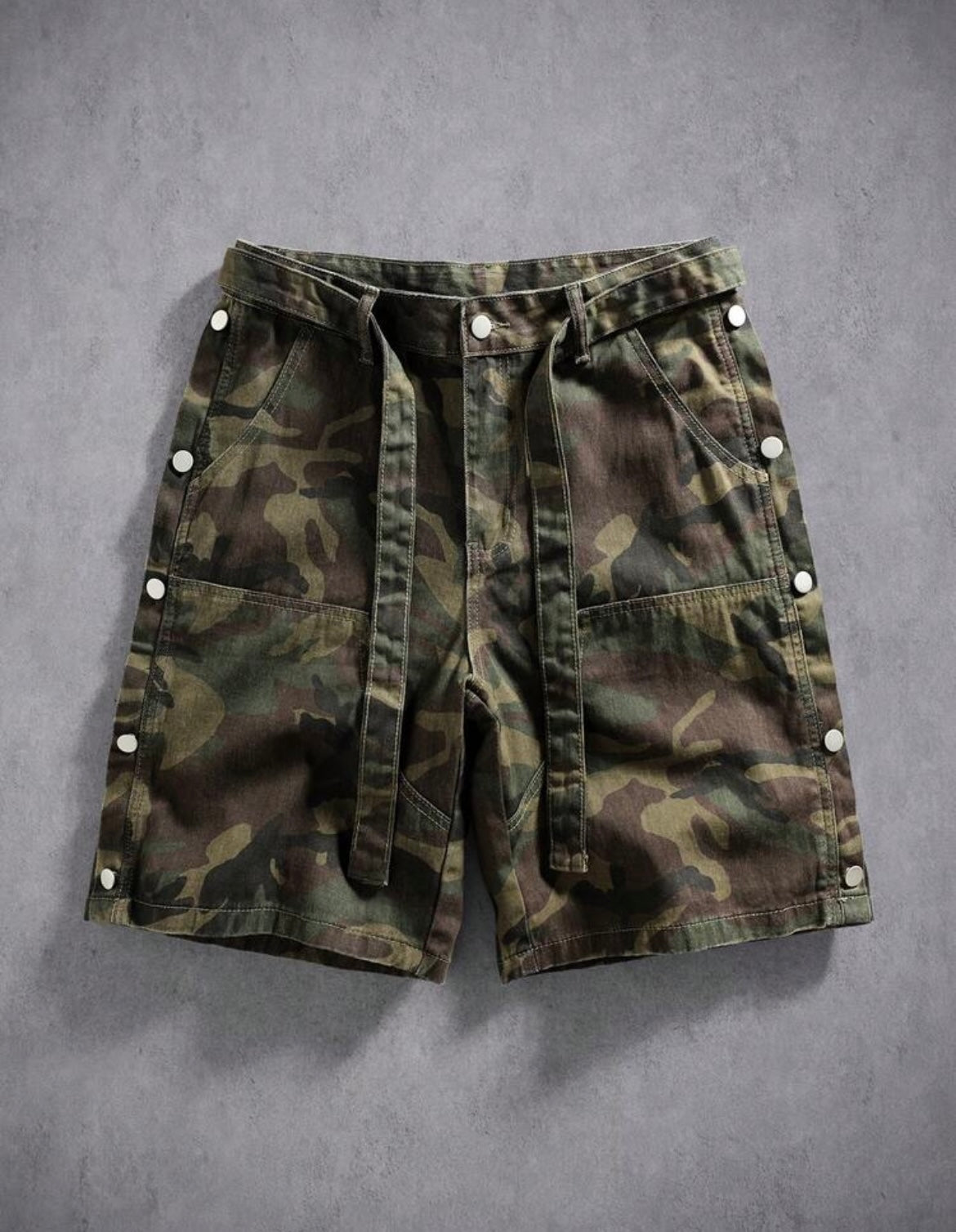 Short Cargo Camouflage Militaire - Style Utility
